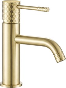Wastafelkraan Rea Lungo Diamond Brush Gold Low