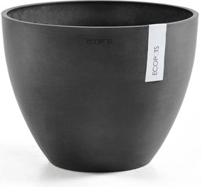 Ecopots bloempot Antwerp 50- Rond - Dark Grey - Diameter 50 x H38,8 cm