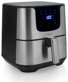 Princess Airfryer digitaal Deluxe XXL 1700 W 5,5 L zwart zilverkleurig