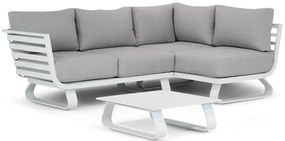 Hoek loungeset  Aluminium Wit 6 personen Santika Furniture Santika Sovita