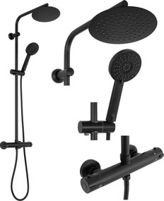 Doucheset REA BLISS Black met THERMOSTAAT
