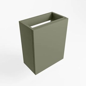 Mondiaz FOWY fonteinonderkast - 40x22x50cm - 1 deur - push to open - softclose - Army FOWYTO40Arm1D