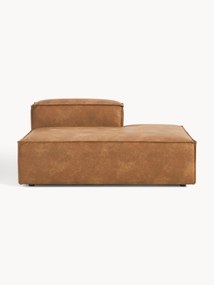 Leren chaise longue module Lennon