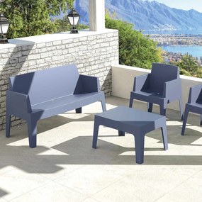 Garden Impressions Box tuinbank L138 cm the original - antraciet