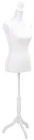 vidaXL Etalagepop torso vrouw wit
