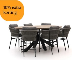+ 10% kassakorting | Diningset Bellagio | 6 personen | Tuinset teakhout | 7-delig | Kees Smit Tuinmeubelen
