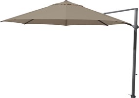 4 Seasons Outdoor Siesta parasol taupe Ø 350 cm Parasol   taupe weerbestendig