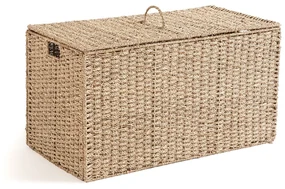 Plooibare hutkoffer in zeegras L75 cm, Kino
