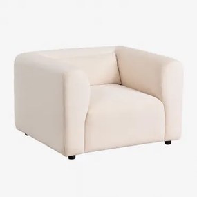 Pack Van 2 Gestoffeerde Fauteuils Fogler Corduroy Linnen Beige - Sklum