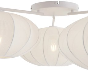 Japandi plafondlamp wit 3-lichts - Multi Bida