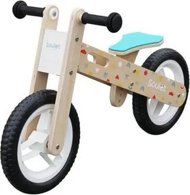 Soulet Houten Loopfiets Blauw - Fietsen - 84x36x51cm (LxBxH)