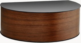 Houten wandnachtkastjes Wallie met lade, 2-delig