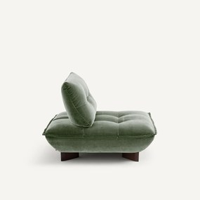 Modulaire fauteuil in fluweel, KAORI
