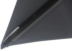 Zweefparasol  3x3m S1 (excl. voet) Grijs-antraciet Camello Diego