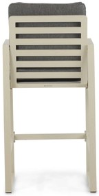 Barstoel Aluminium Taupe-naturel-bruin Lifestyle Garden Furniture Nuno