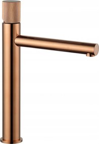 Mexen Elba One hoge wastafelmengkraan, roségoud - 74111-60