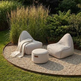 Cobana Lounge Stoel & Pouf Outdoor - Kirra Sand