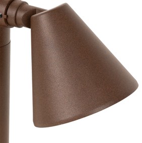 Modern buiten paaltje roestbruin 30 cm IP44 verstelbaar - Ciara Modern GU10 IP44 Buitenverlichting