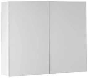 Aqualine Vega spiegelkast 80x70x18cm 2 deuren wit