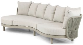 Loungeset tuin 3 personen Aluminium/rope Taupe  Hartman Bjorn/Bario