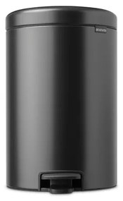 Brabantia NewIcon Pedaalemmer - 20 liter - kunststof binnenemmer - confident grey 233500