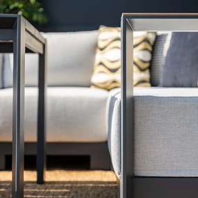 Garden Impressions Malakka loungebank 4-delig - light teak look