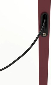 Zuiver Tripod Driepoot Vloerlamp Burgundy