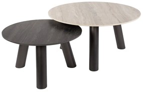 Travin Salontafelset Rond - 80 X 60cm.