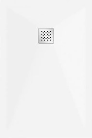 Mexen Stone+ rechthoekige composiet douchebak 90 x 80 cm, wit - 44108090