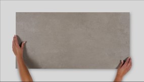 Vloer-/wandtegel Imola Azuma 90x45cm grey mat gerectificeerd