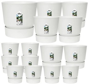 15x Pot elho Greenville wit (8x D14x13, 2x D24xH23, 4x D30xH28, 1x D47xH44)