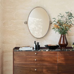 Ovale draaibare spiegel H65 cm, Cassandre