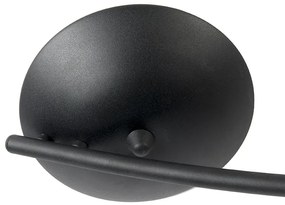 Moderne spot gebogen zwart 4-lichts - Jeany