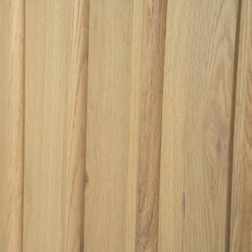 Hoge Wandkast Eikenhout Naturel - 102x47x210cm.