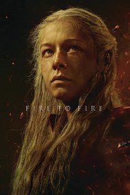 Kunstafdruk House of the Dragon - Princess Rhaenyra Targaryen