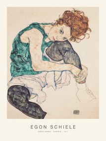Kunstdruk Adele Herms (Special Edition Female Portrait) - Egon Schiele, (30 x 40 cm)