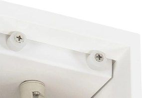 Moderne wandlamp wit met lichteffect - Kay Novo