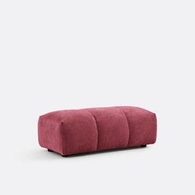 XL poef, dik fluweel, L109 cm, Nuria