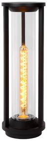 Lucide Cadix sokkellamp 15W 16x50cm zwart