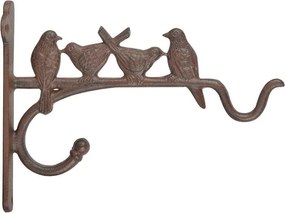 Esschert Design Muurhaak vogeldecoratie - Gietijzer