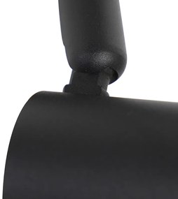 Modern railsysteem met 5 spots zwart 1-fase  - Iconic Jeany