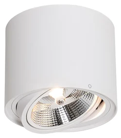 Smart plafondSpot / Opbouwspot / Plafondspot wit draai- en kantelbaar incl. Wifi GU10 111mm - Rondoo Up GU10 Binnenverlichting Lamp