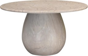 Dante dining tafel 140 cm rond polystone marmerlook