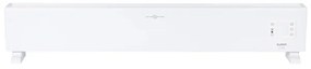 Eurom Alutherm Convectorkachel - 145x21cm - IP24 - 2500watt - wifi - vloer/wand- Horizontaal - metaal wit mat 361056
