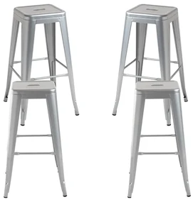 Set 4 hoge Torix krukken