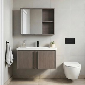 Badkamermeubelset met wastafel Gama T25023 KJM 80CM