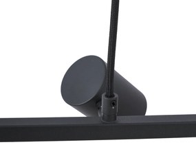 Moderne hanglamp zwart 6-lichts - Jeana Straight