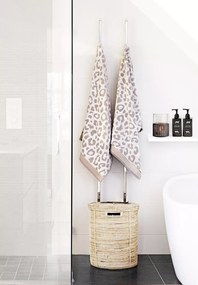 Sizland Dezign® Handdoeken – Handdoek katoen – Handdoek Kap Verde, beige – Badhanddoeken 50x70