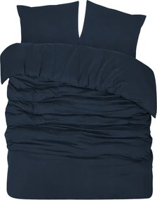 Dekbedovertrek Flanel– 100% zacht katoen – 240×200/220 – blauw