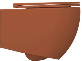 Sapho Infinity softclose toiletzitting terracotta